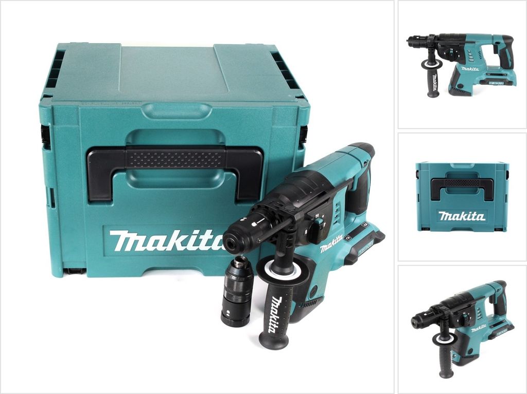 MAKITA Akku-Bohrhammer für SDS-PLUS 2x18 V (SOLO) DHR264ZJ Produktbild 