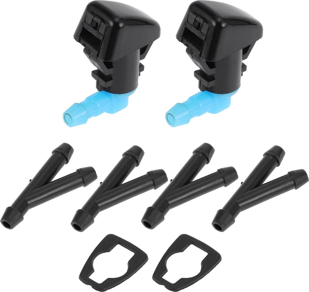 Kein.BT4Z17603A Windschutzscheibenwaschdüse für Ford Schwarz, Blau Frontscheiben-Spritzdüsen Wischer-Spritzdüsen-Waschdüse Kunststoff 1 Satz