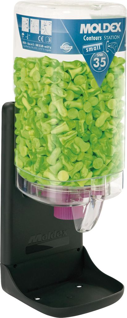 MOLDEX Gehörschutzstöpsel Contours 745301 35db Spender 500 Paar/Pack.