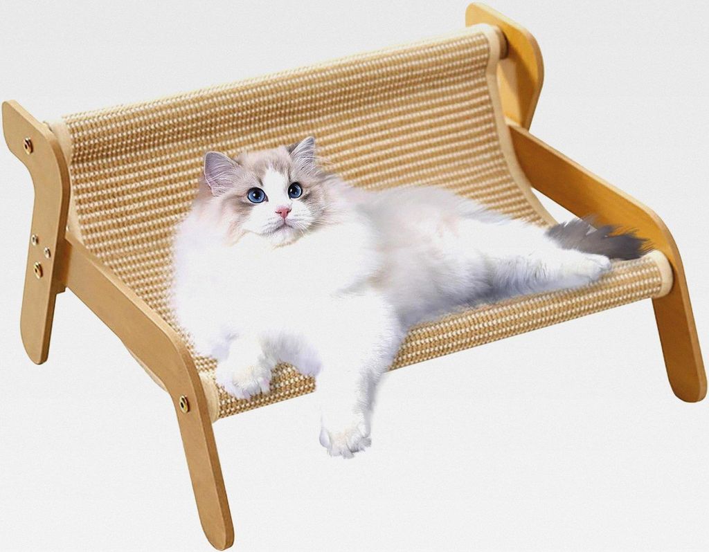 Kratzsofa Katzenbett,Kätzchen Kratzcouch-Sisal Kratzstuhl für Katzen Outdoor&Indoor Katzen-Lounge-Stuhl gegen Langeweile und zum Krallenschärfen...