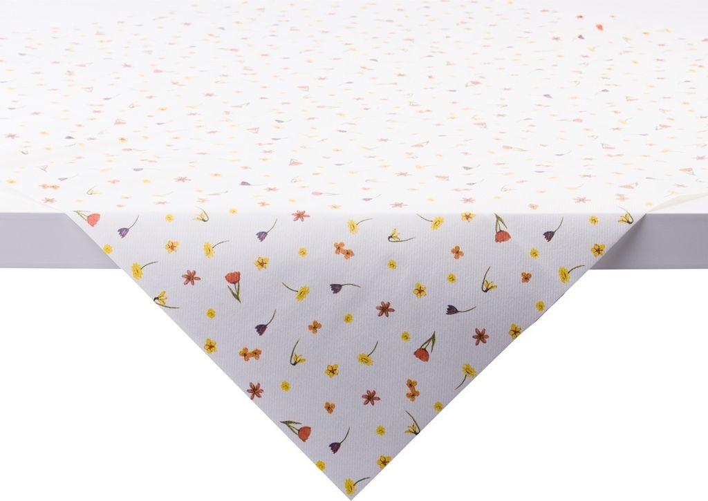 Sovie HORECA Tischdecke Betty aus Airlaid mit Pearl Coating (wasserabweisend) 80 x 80 cm, 15 Stück - Floral Blumen Streublumen