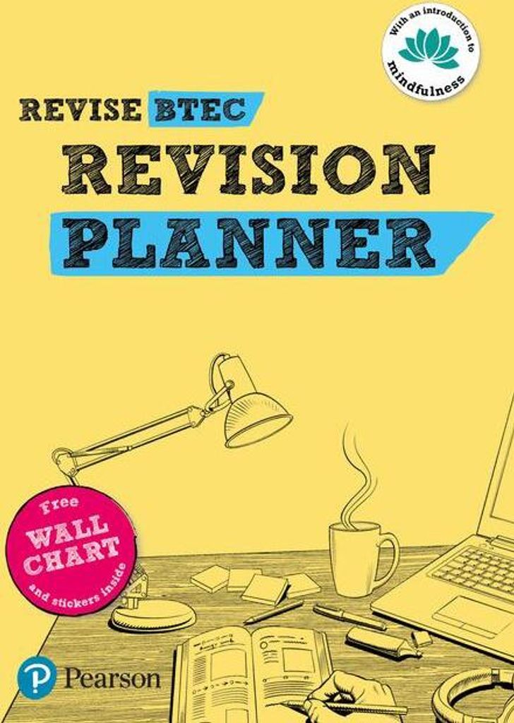 Pearson REVISE BTEC Revision Planner - for 2025 and 2026 exams: for home learning, 2025 and 2026 assessments and exams