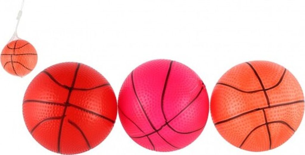 Ball basketball gummi 8,5cm - mix von farben Produktbild 