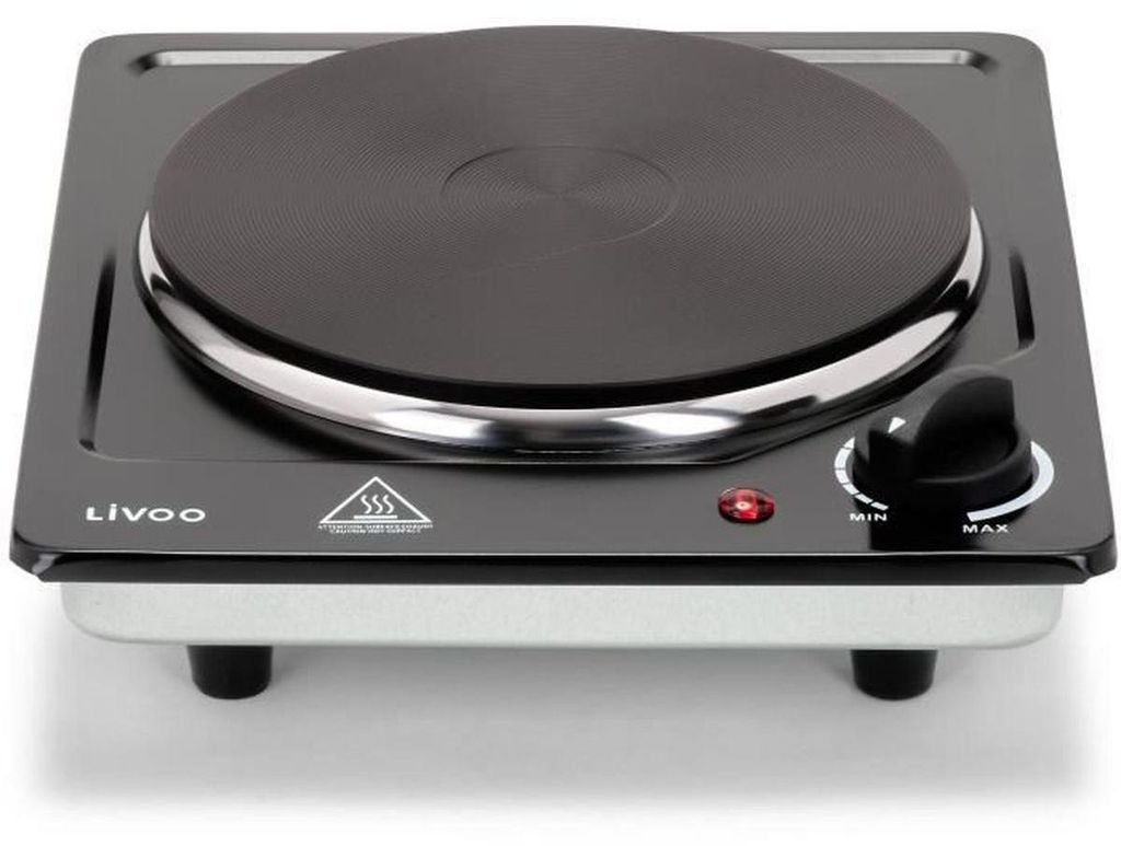LIVOO Piano cottura elettrico 18,5 cm 1500 Watt Camping Immagine del prodotto 