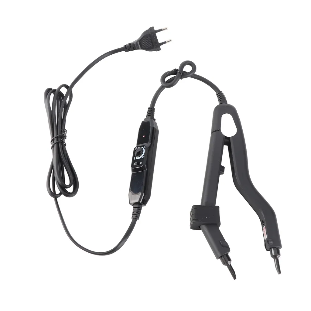 Mini fer d'extension de cheveux ergonomique avec pinces en téflon - 6