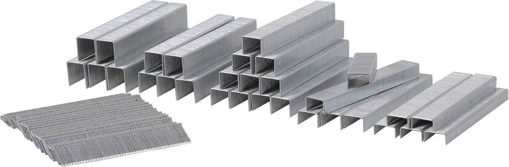 Vonroc Klammern und Nägel 4000 Stück, Set mit verschiedenen Größen