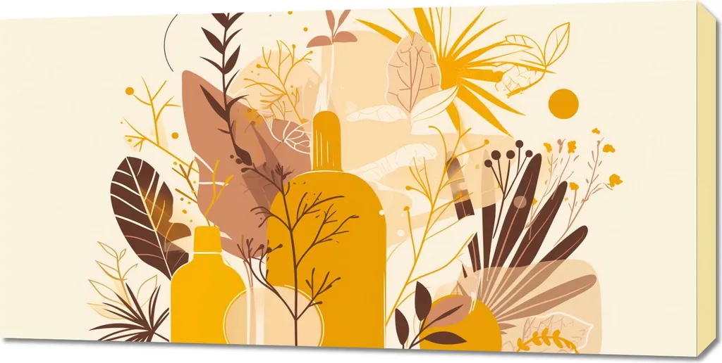 Quadro Moderno Foglie Oro 100x50 - Arredo Casa Elegante e Raffinato