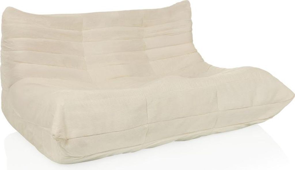 hjh LIVING Lounge Sofa Sitzolo 2 Stoff Couch Polstersofa für Büro, Wohnzimmer 72.0 x 140.0 x 100.0 cm