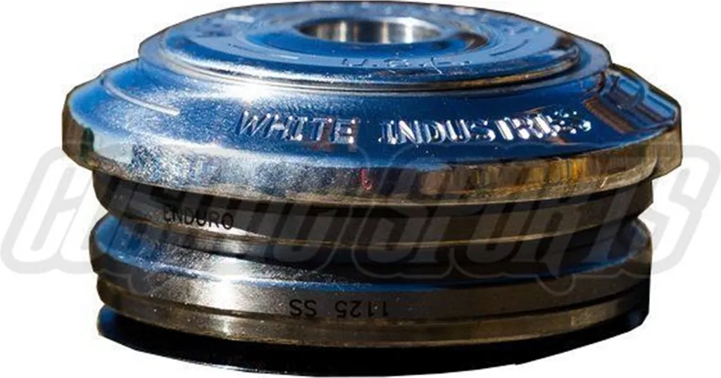 Jeu de direction intégré 1 1/8 pouce IS42 argent poli White Industries