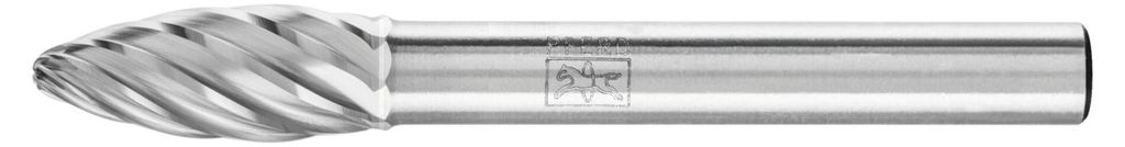 PFERD TOOLS Hartmetall Hochleistungsfrässtift INOX Flamme B Ø 08x20mm Schaft-Ø 6 mm für Edelstahl