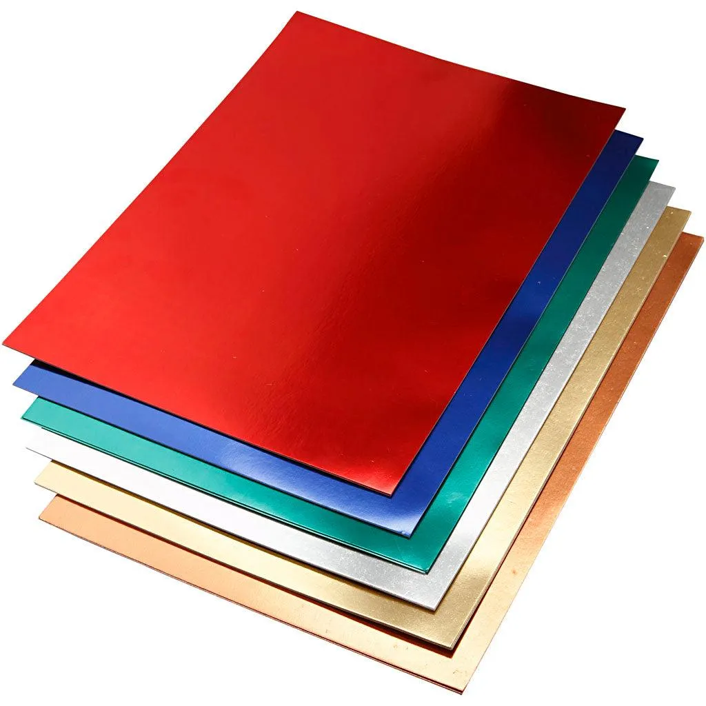 Carton Métallisé A2 280g qui ne se déchire pas - 30 Feuilles Assorties