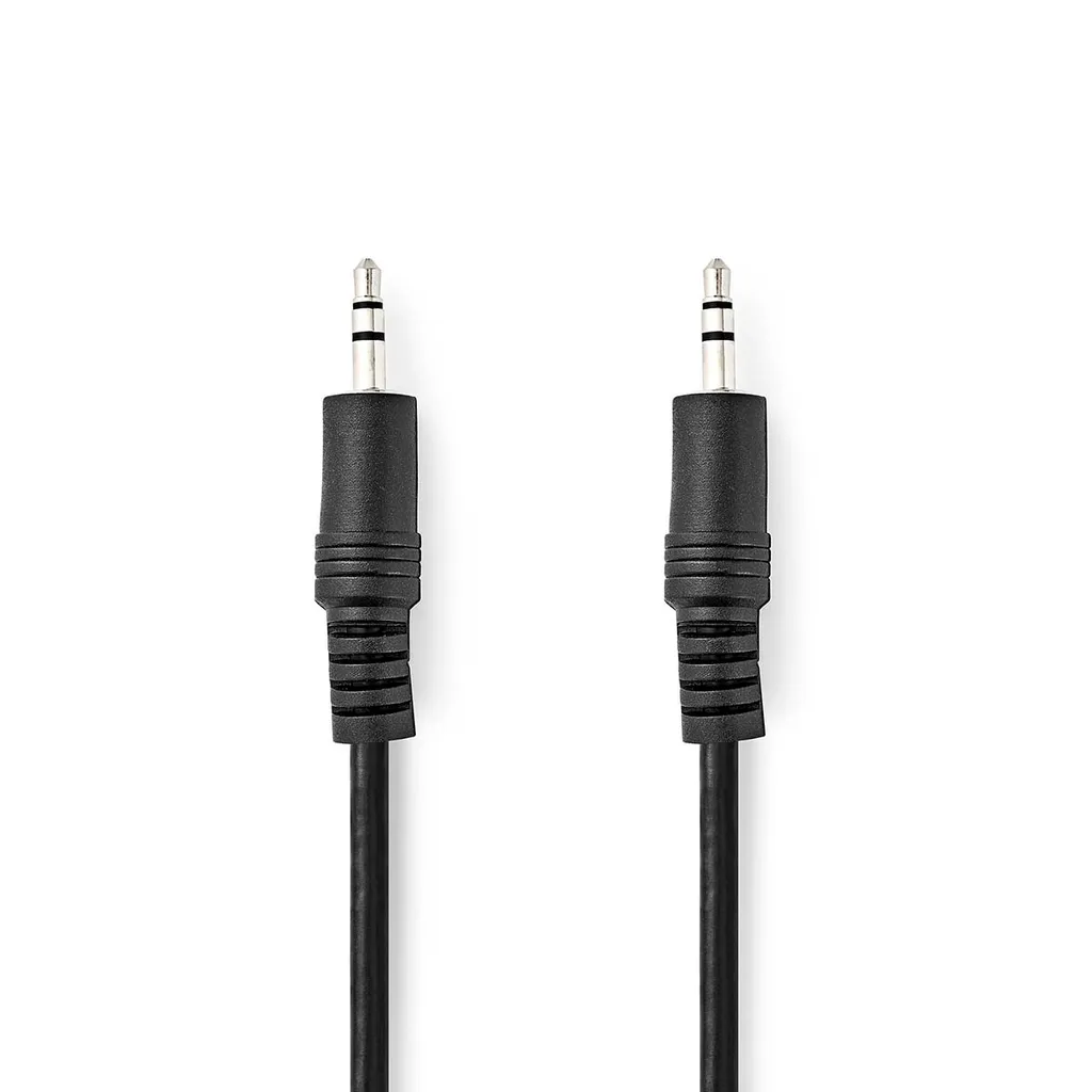 Cavo audio stereo | 3,5 mm Hane | 3,5 mm Hane | Nichel platerad | 10,0 m | Rotondo | Svart | Blister