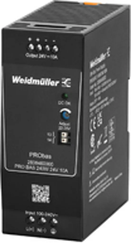 Alimentation 24V 10A 240W PRO BAS Weidmüller avec Bornes à Vis Fiables