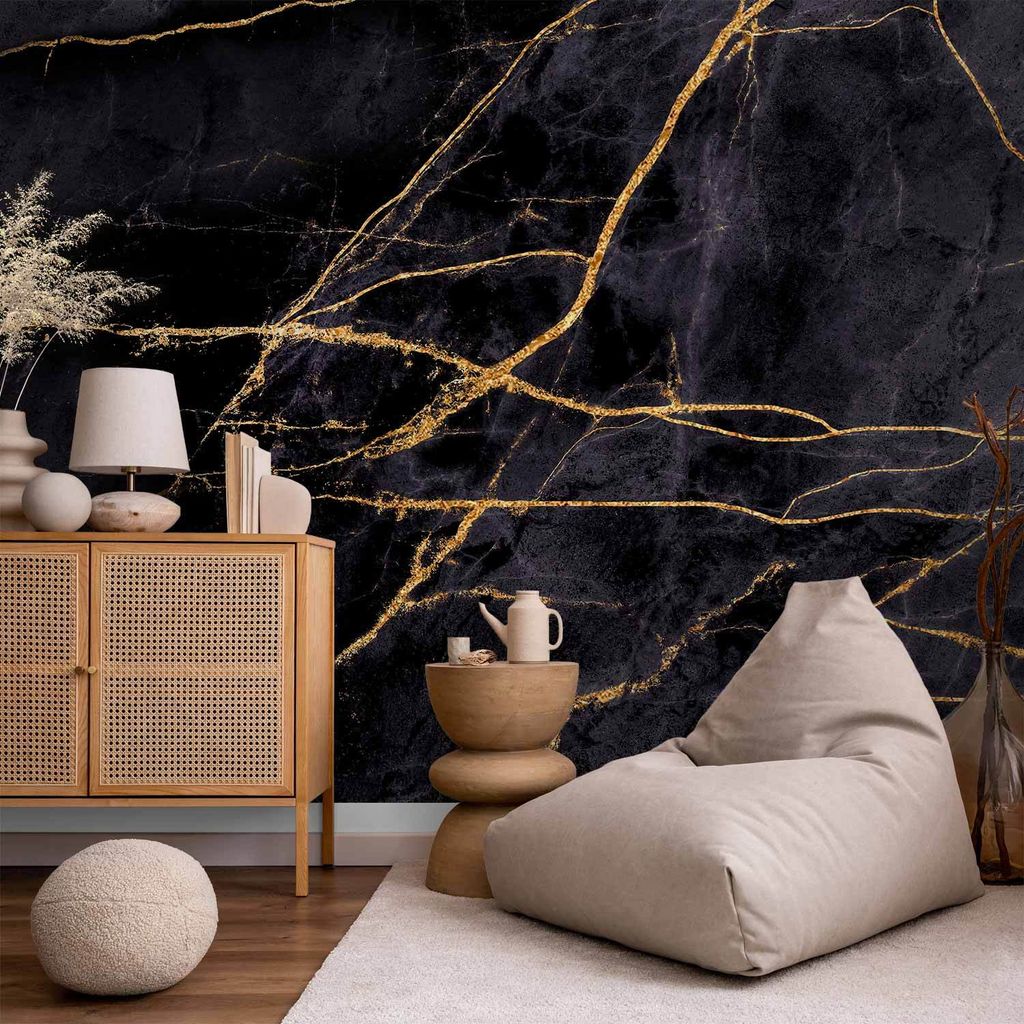 Vlies Fototapete - Golden Paths 250x175 cm Muster f-C-0456-a-a
