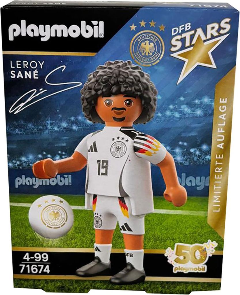 DFB Stars Leroy Sane, futbalista, limitovaná edícia, hracia Obrázok produktu 