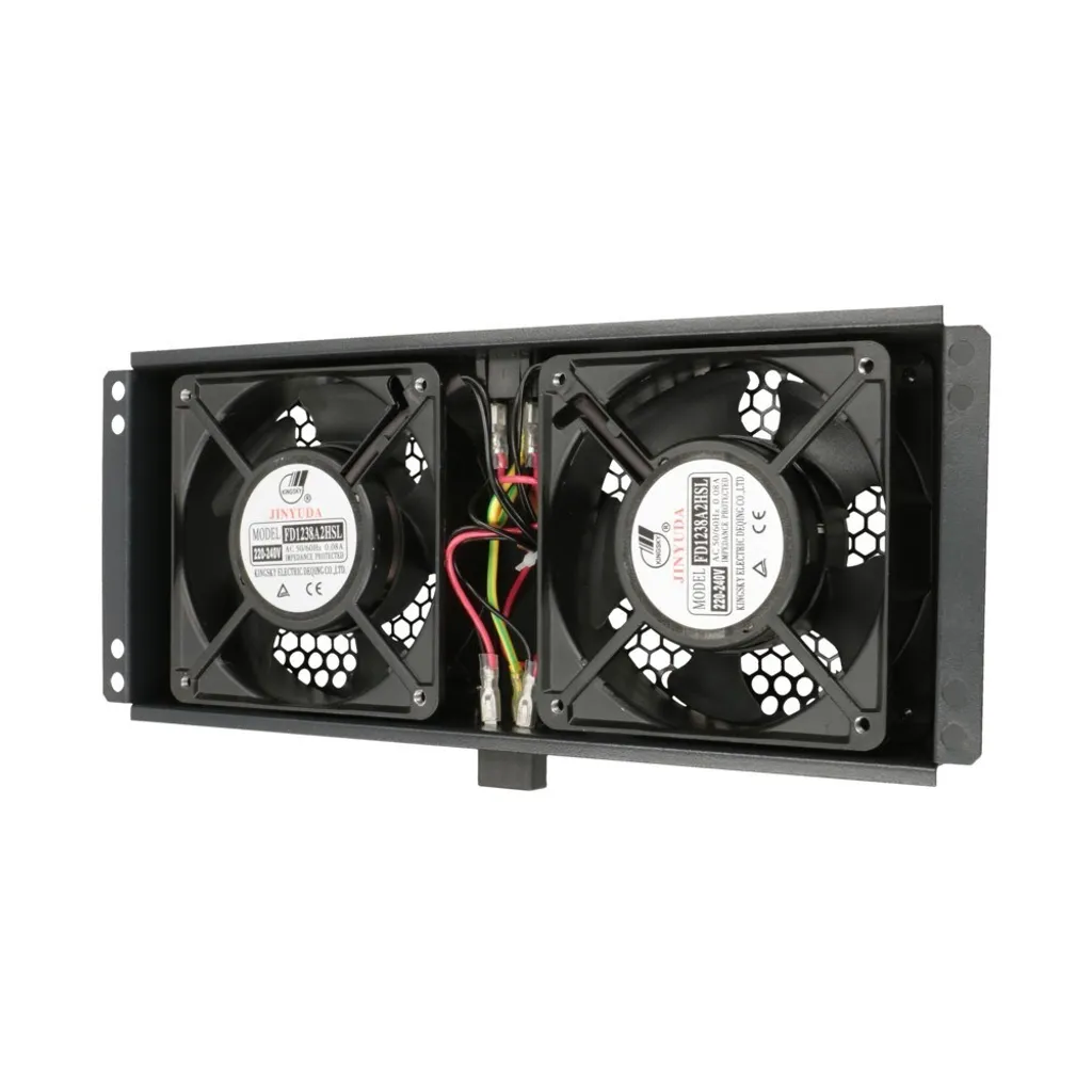 Module de refroidissement 2 ventilateurs et thermostat automatique 1U
