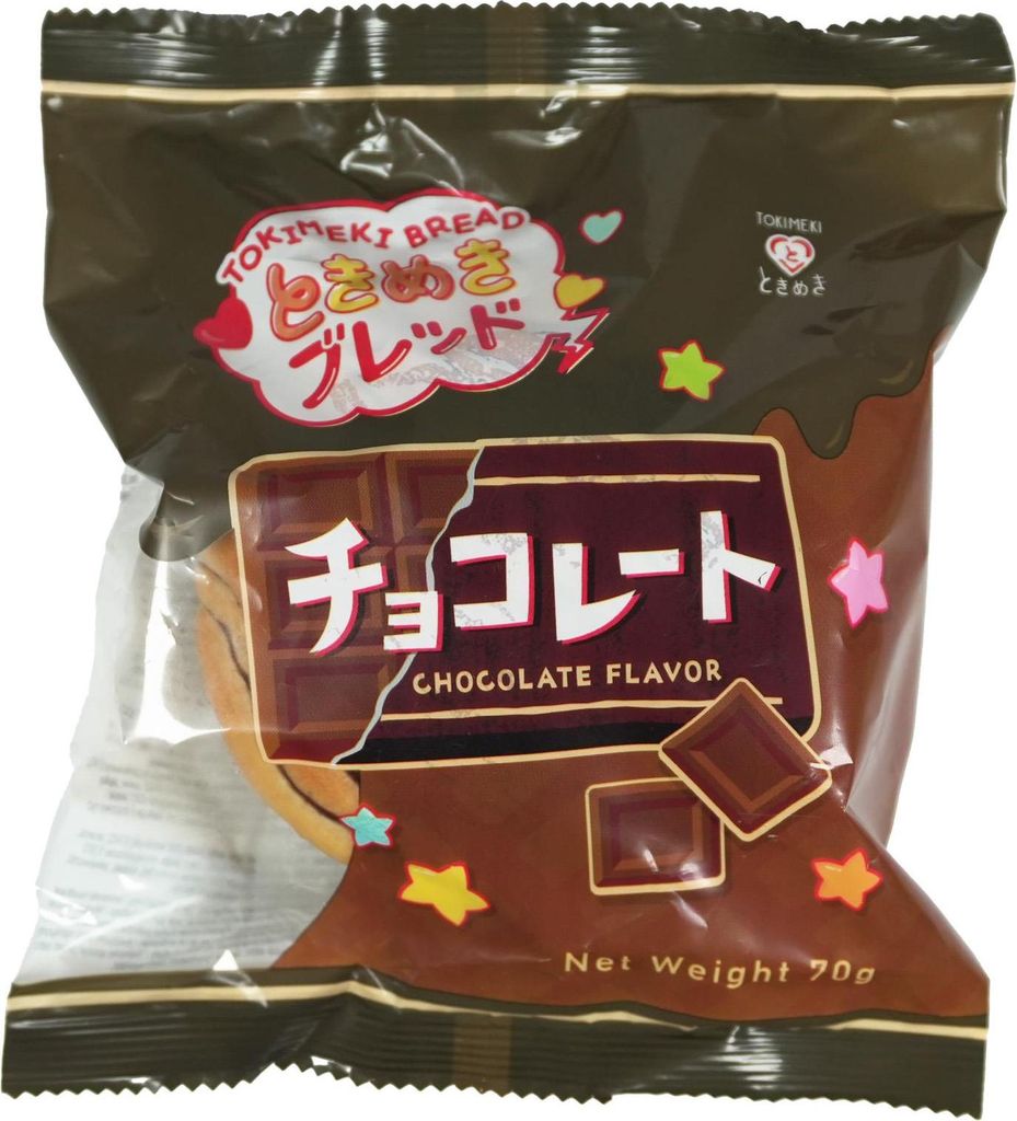 Tokimeki Japanese Bread Schokolade 70g Produktbild 