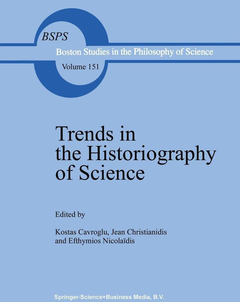 Trends in the Historiography of Science