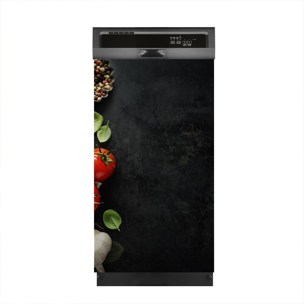 Magnete Dekorative 45x80 cm Küche Magnetmatte Spülmaschine - Italienisches Essen