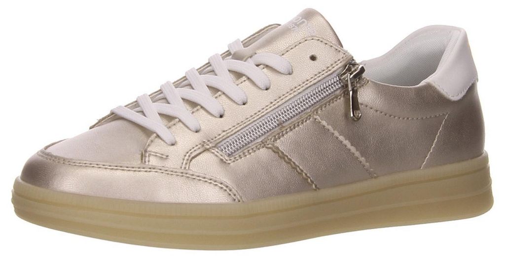 Remonte Schnürhalbschuhe in weiss/weiss kombi, Gr. 40