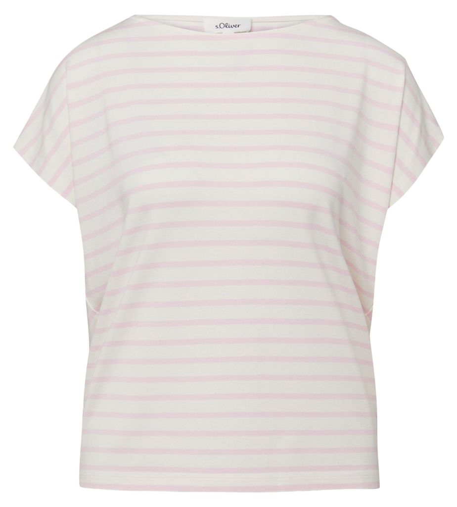 s.Oliver T-Shirt 'T-Shirt', 2174920, Lilac/Pink, Gr. 44