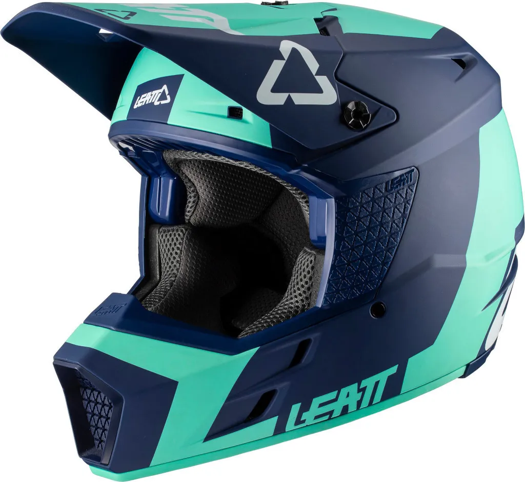 Casque Leatt GPX 3.5 V20.1 Aqua XXL - Technologie Turbine 360 Anti-Choc