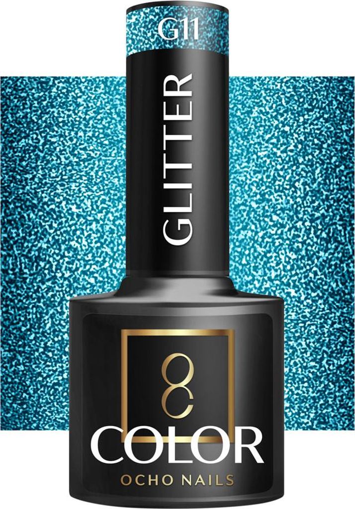 OCHO NAILS Glitzer-Hybrid-Nagellack G11 -5 g