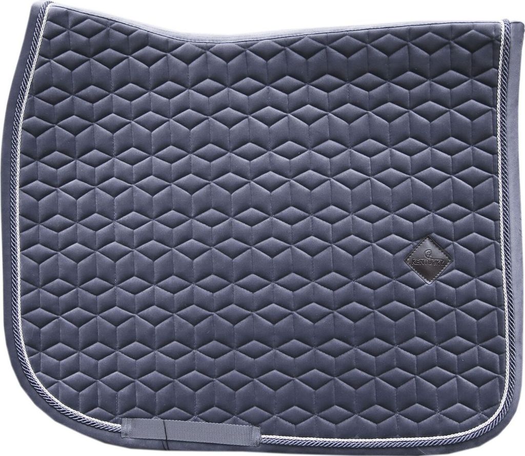 Kentucky Horsewear Springschabracke Velvet Samtschabracke Sattelunterlage Lila Full
