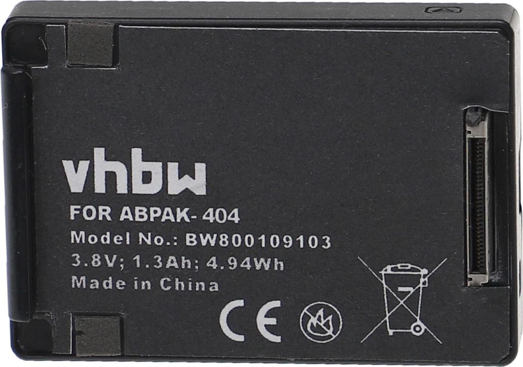 vhbw Akku Ersatz für GoPro ABPAK-404, BacPac 3661-093 für Produktbild 