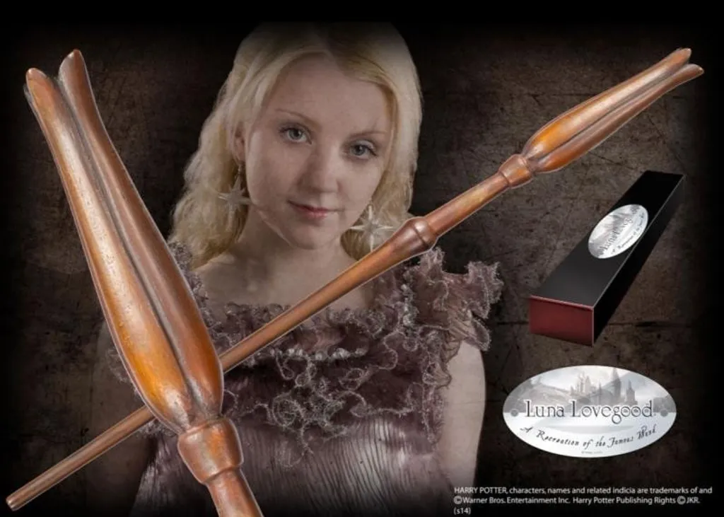 Baguette magique de Luna Lovegood - Réplique de collection Harry Potter