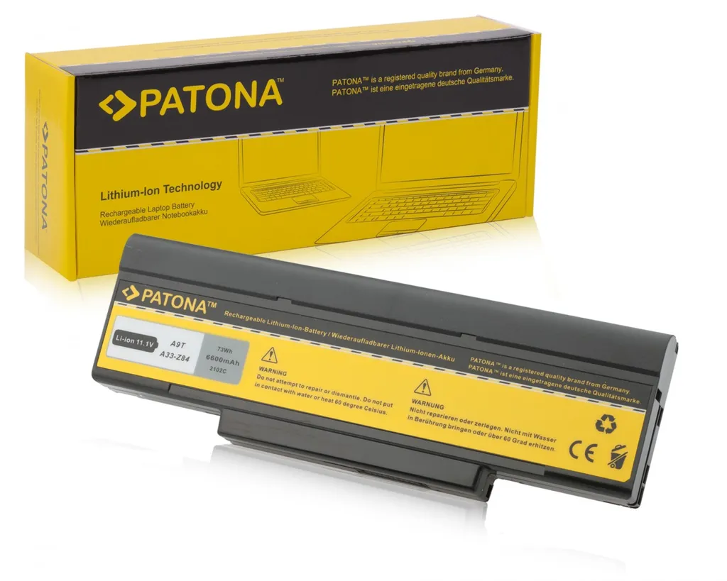 Batterie PC portable pour Asus F2 F3 A9 et A9T - Modèle A32-Z94 Li-ion
