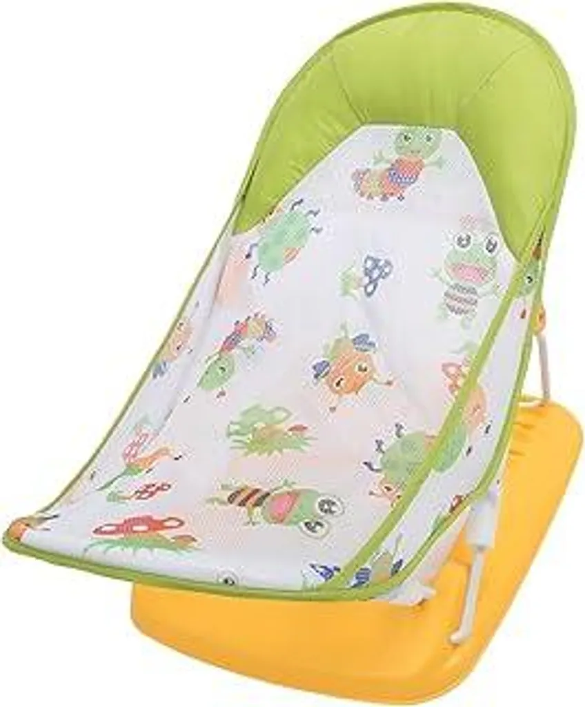 Seggiolino da bagno per neonati Regolabile in altezza Pieghevole con lettino per neonati e bambini piccoli Antiscivolo Salvaspazio Sicuro Facile da usare Esperienza di bagno