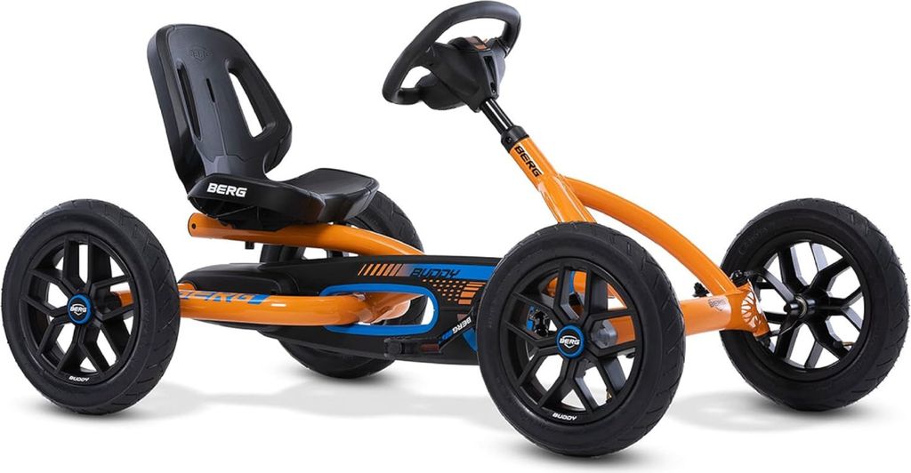 BERG Gokart Buddy B-Orange für Kinder ab 3 Jahren
