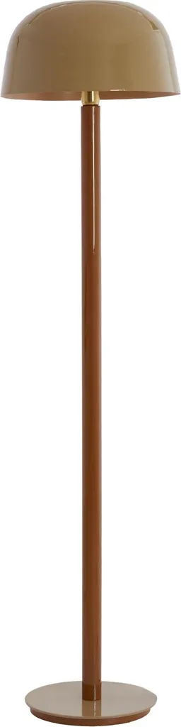 Lampadaire sur pied design industriel marron en métal Marivet 40cm