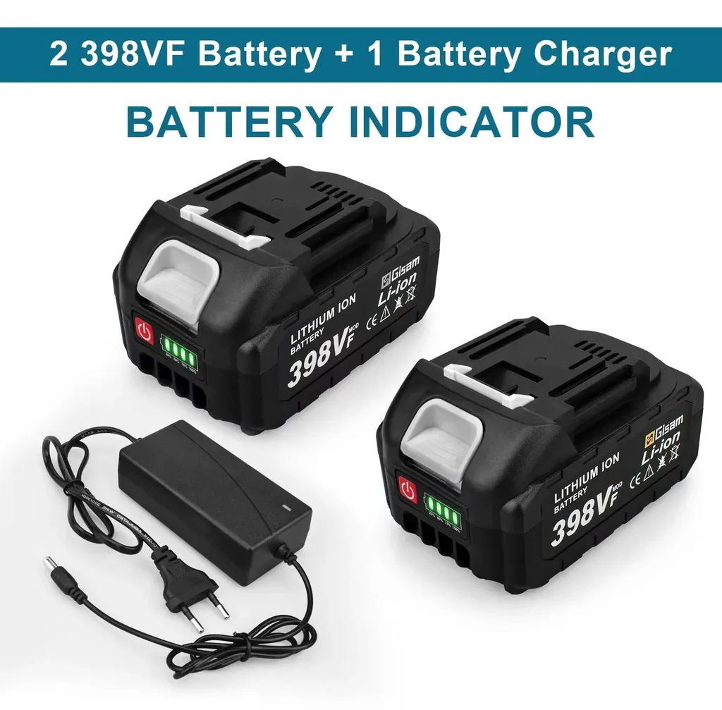 Kit énergie 398VF pour rénovation : 2 batteries 18V et chargeur