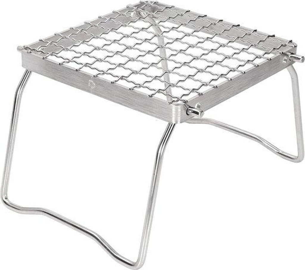 Klappgrill Mini RVS BBQ für Camping und Picknick