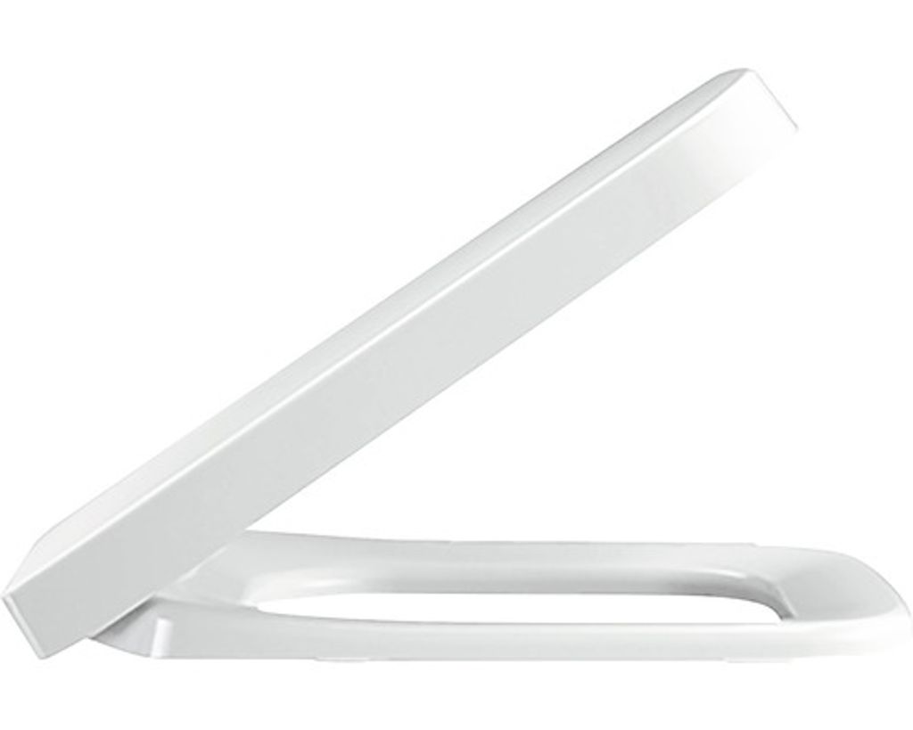 Pressalit WC-Sitz Plan mit Deckel Weiß, vierecks Design, Lift off Funktion