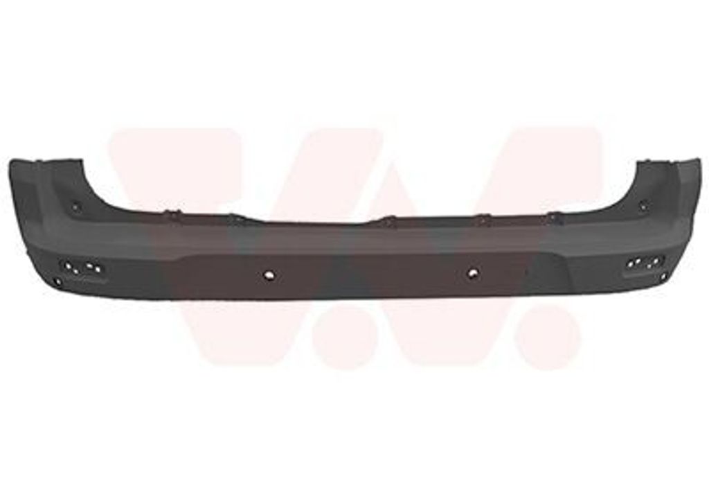 VAN WEZEL Heckstoßstange Stoßfänger Hinten für FORD Tourneo Connect / Grand Tourneo Connect V408 Kombi Transit Connect V408 Kastenwagen