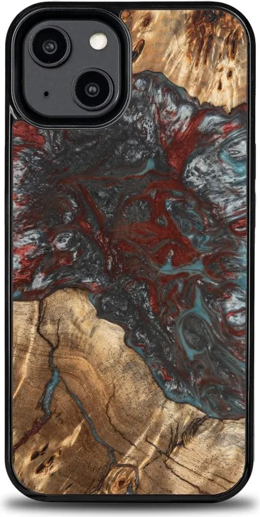 Custodia iPhone 15 Bewood Unique Pluto: Un Viaggio Sensoriale in Legno