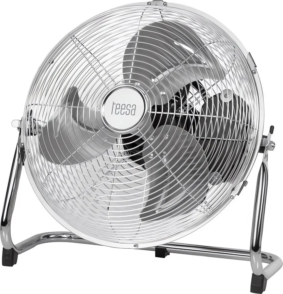Teesa TSA8057 Ventilatore da pavimento 30cm, 50W, argento