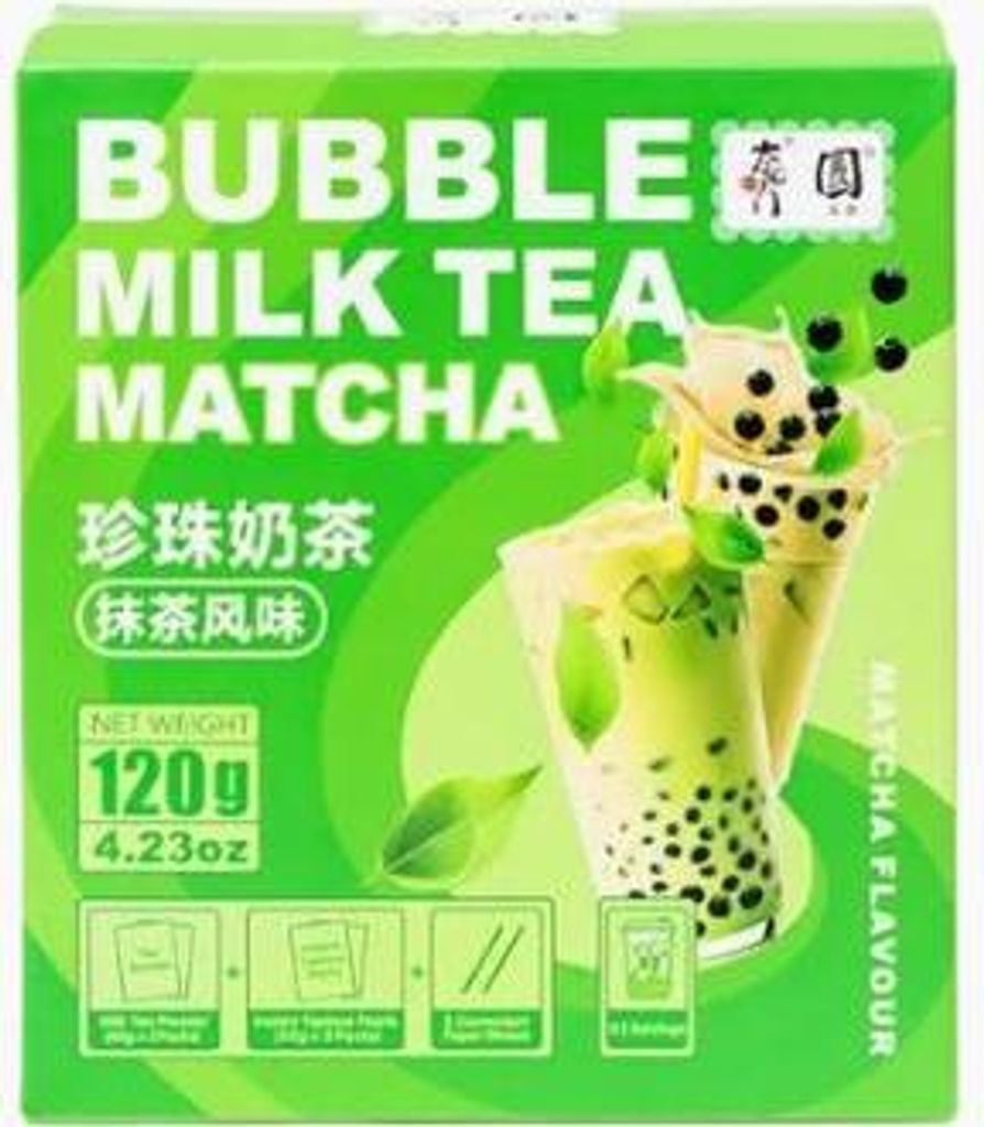 TYM Bubble Milk Tea Matcha Flavour 120g