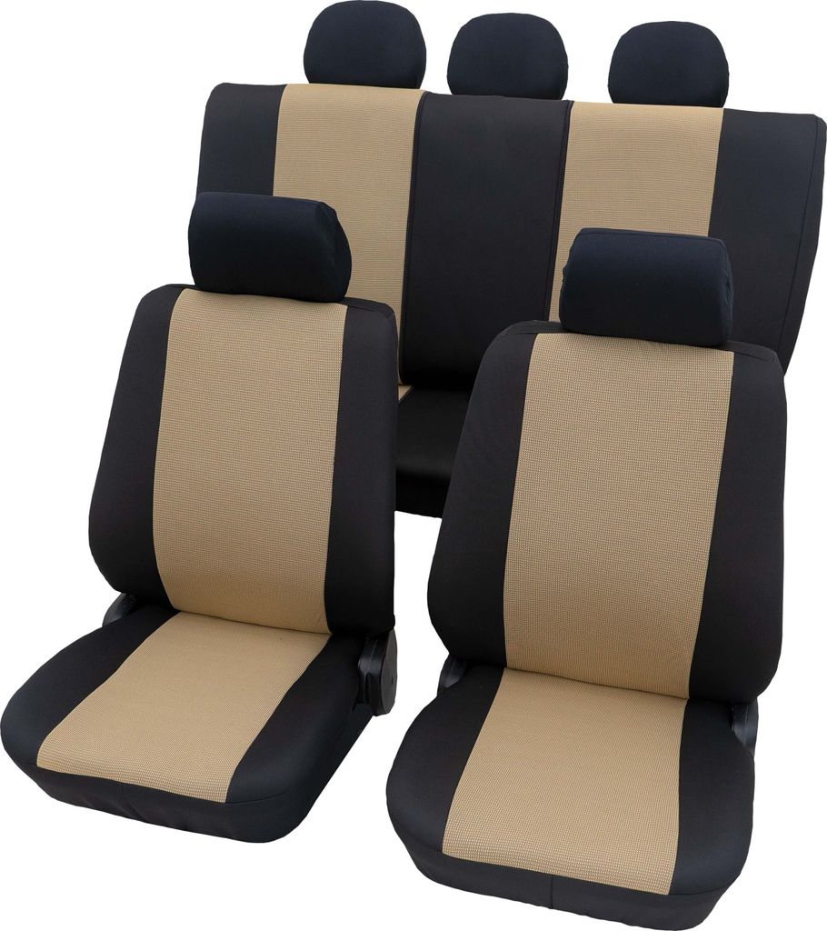 Auto Sitzbezüge Universal Komplett Set 11-teilig - Samos Produktbild 