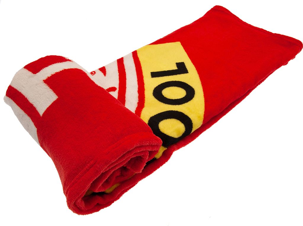 Liverpool FC - Decke "This Is Anfield", Fleece TA10174 (Einheitsgröße) (Rot/Weiß/Gelb)