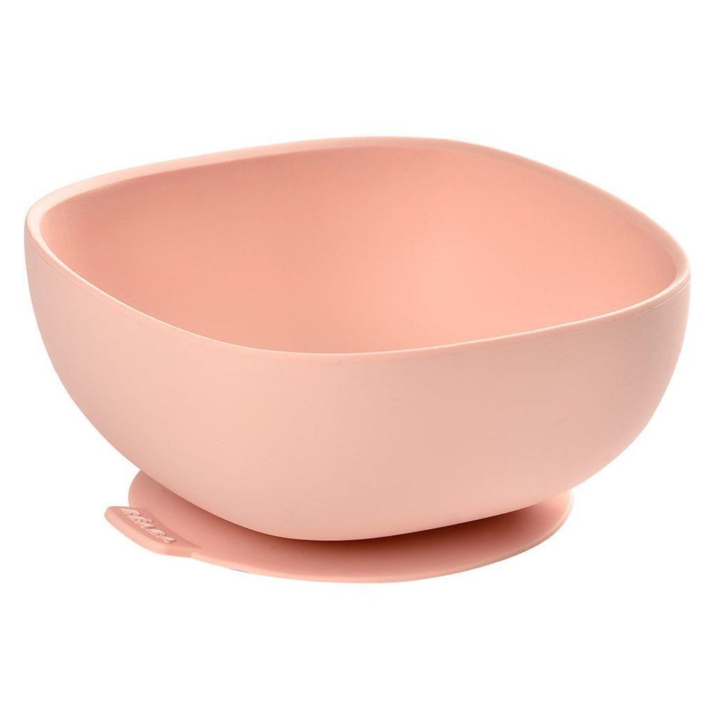 Beaba SilikonSchuessel mit Saugnapf - rosa; 913440