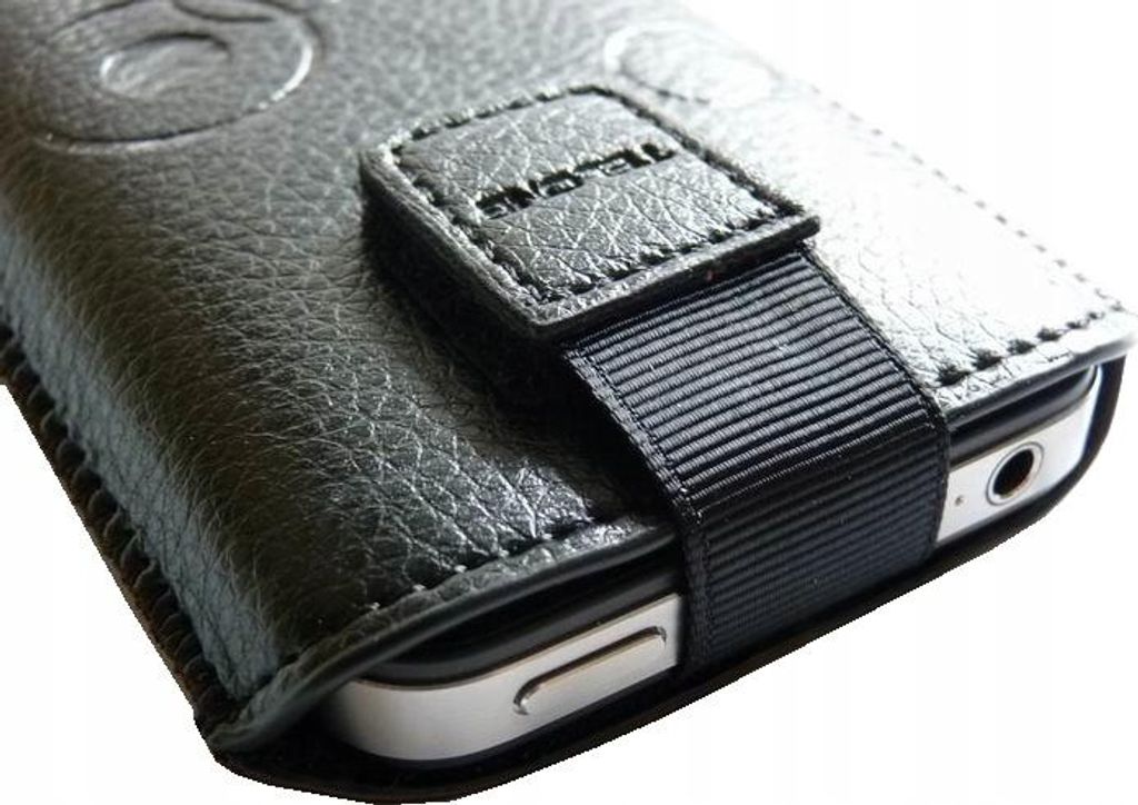 Premium Ledertasche für Samsung GALAXY Note 3 N9000/N9005, Schwarz