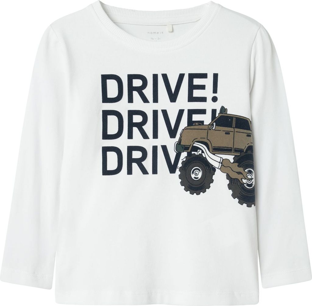 NAME IT Langarmshirt mit Monstertruck-Print für Kinder Größe: 98