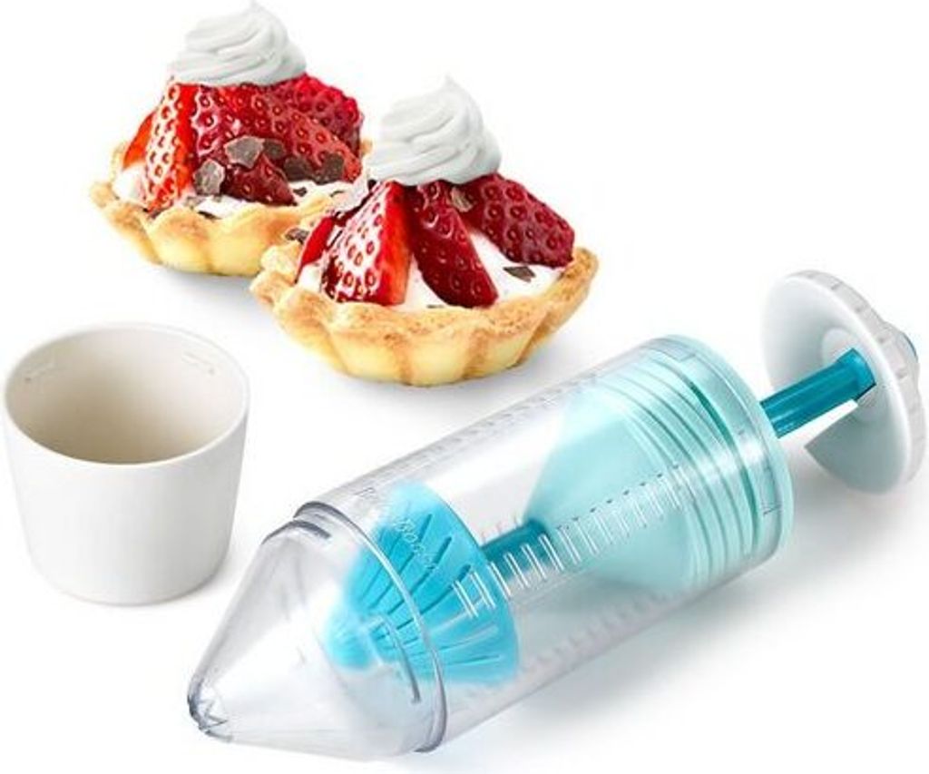 Betty Bossi Spritzbeutel »Deco Cream Whipper« (2-tlg) für Sahne und Sahnezusatzprodukte zum Sahne Schlagen und verzieren