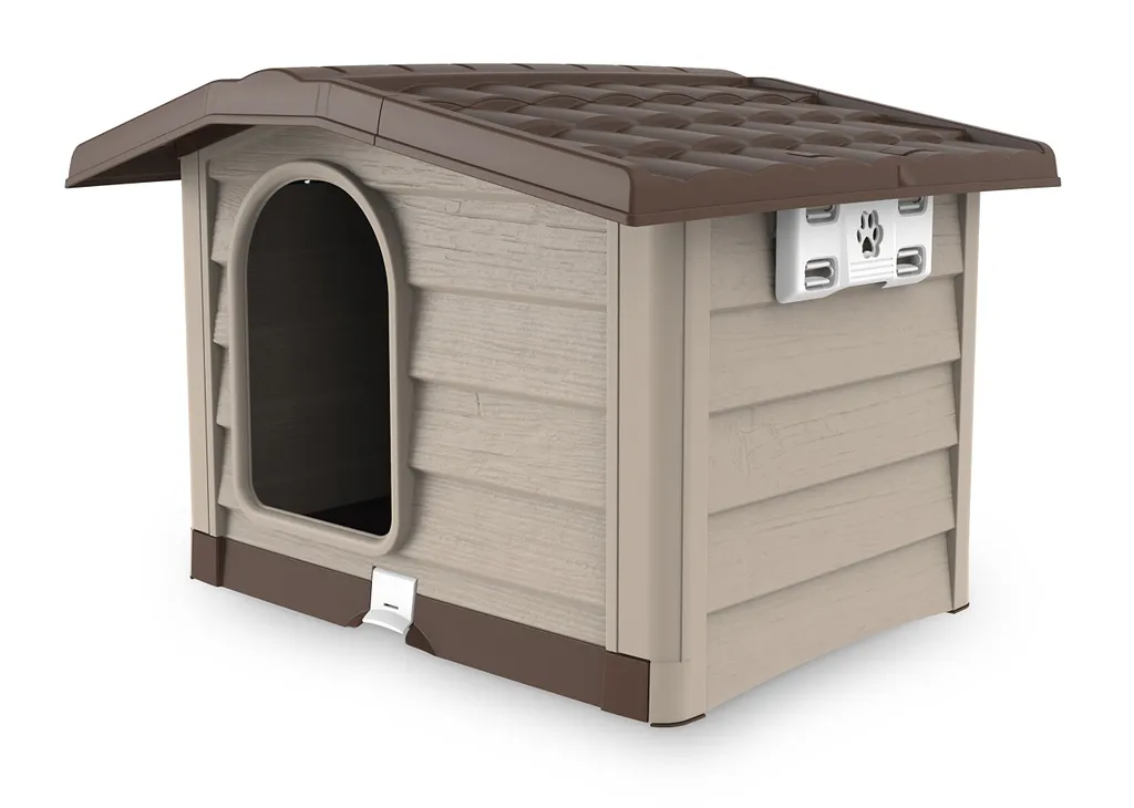 Cuccia Cane Esterno Bama 89x75x62 cm Resina - Montaggio Senza Attrezzi - 2