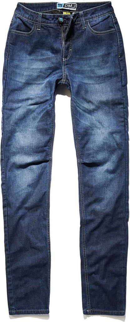 PMJ Rider Damen Motorradjeans, blau, 27