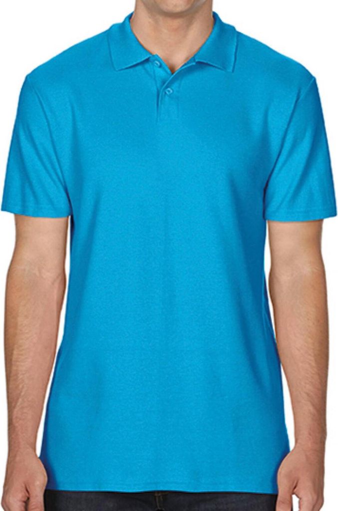 Gildan 64800 | Herren Gildan Softstyle Double Piqué Polo - Farbe: Sapphire - Größe: 4XL